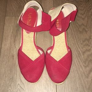 Ralph Lauren wedge espadrilles